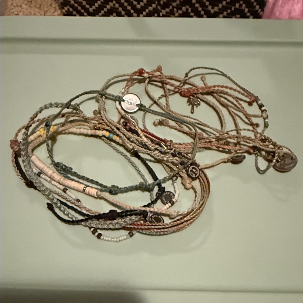Pura Vida Handcrafted Multicolor Beaded Bracelet Set